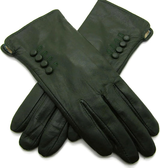 Womens Genuine Soft Leather Gloves Fully Lined