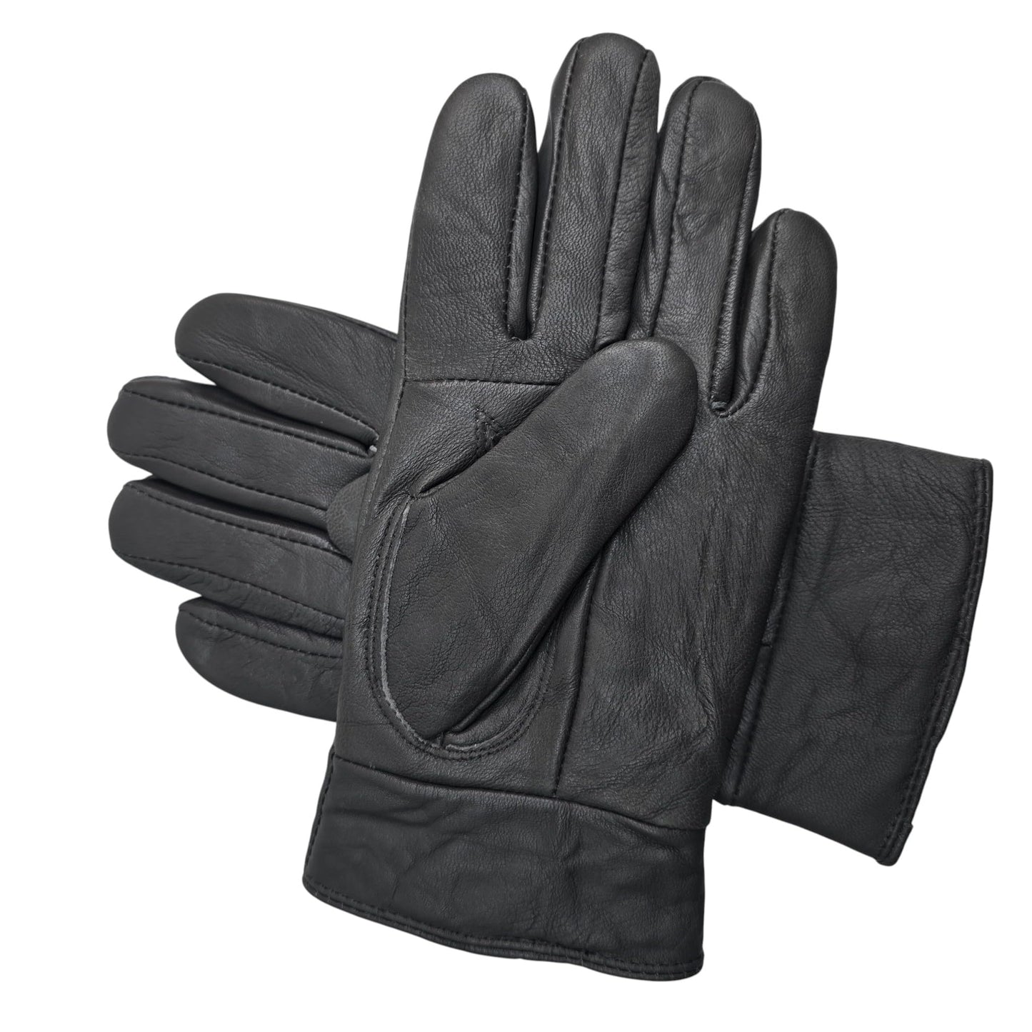 Womens Genuine Leather Gloves Fully Fleece Lined Winter Warm