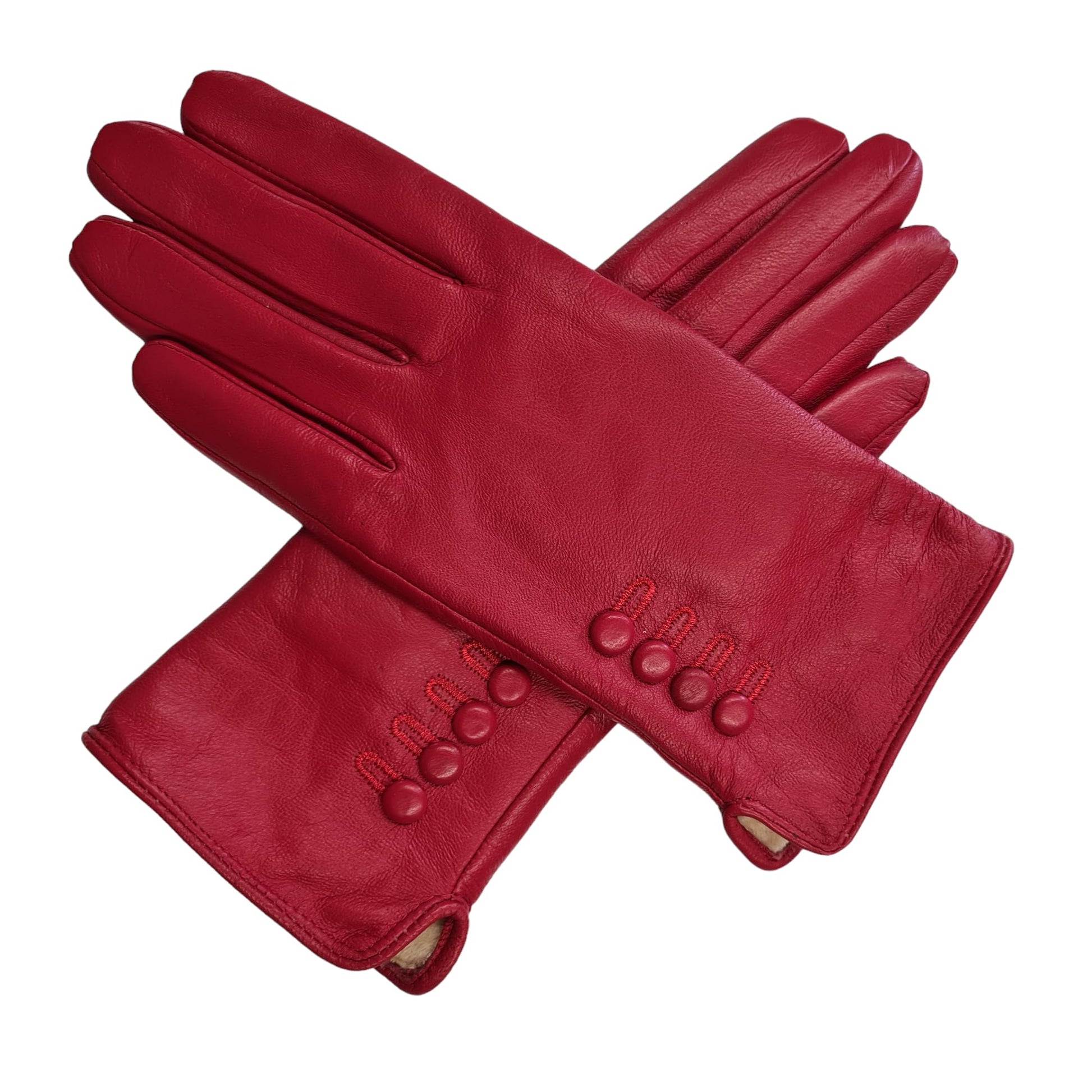 Womens Genuine Soft Leather Gloves Fully Lined