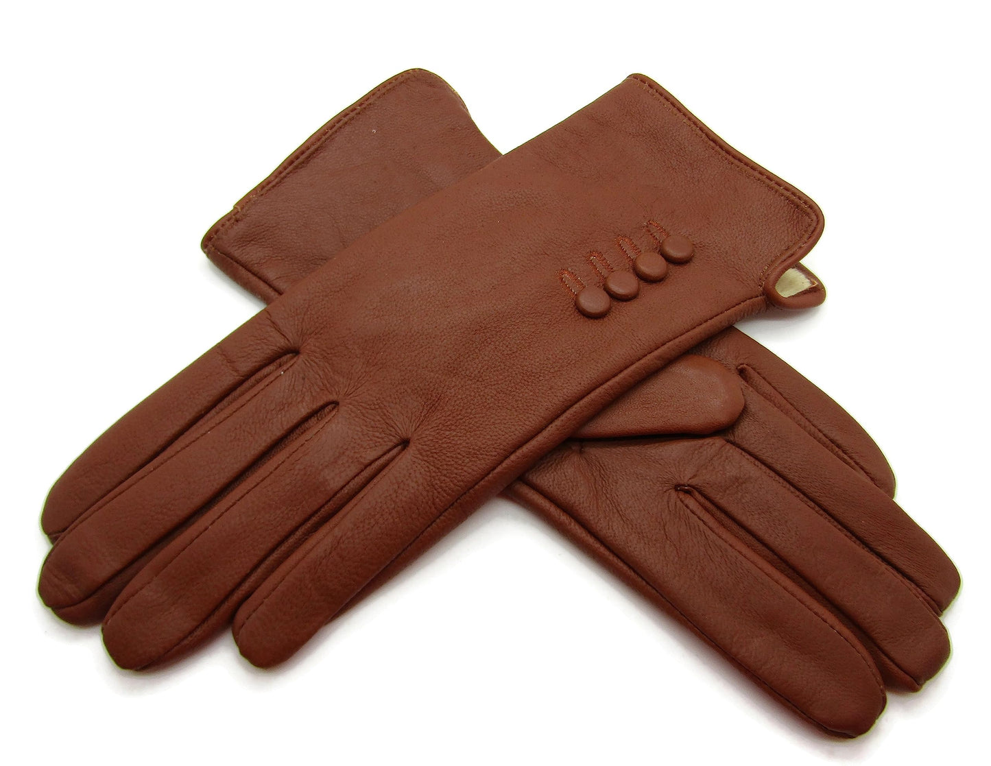 Womens Genuine Soft Leather Gloves Fully Lined