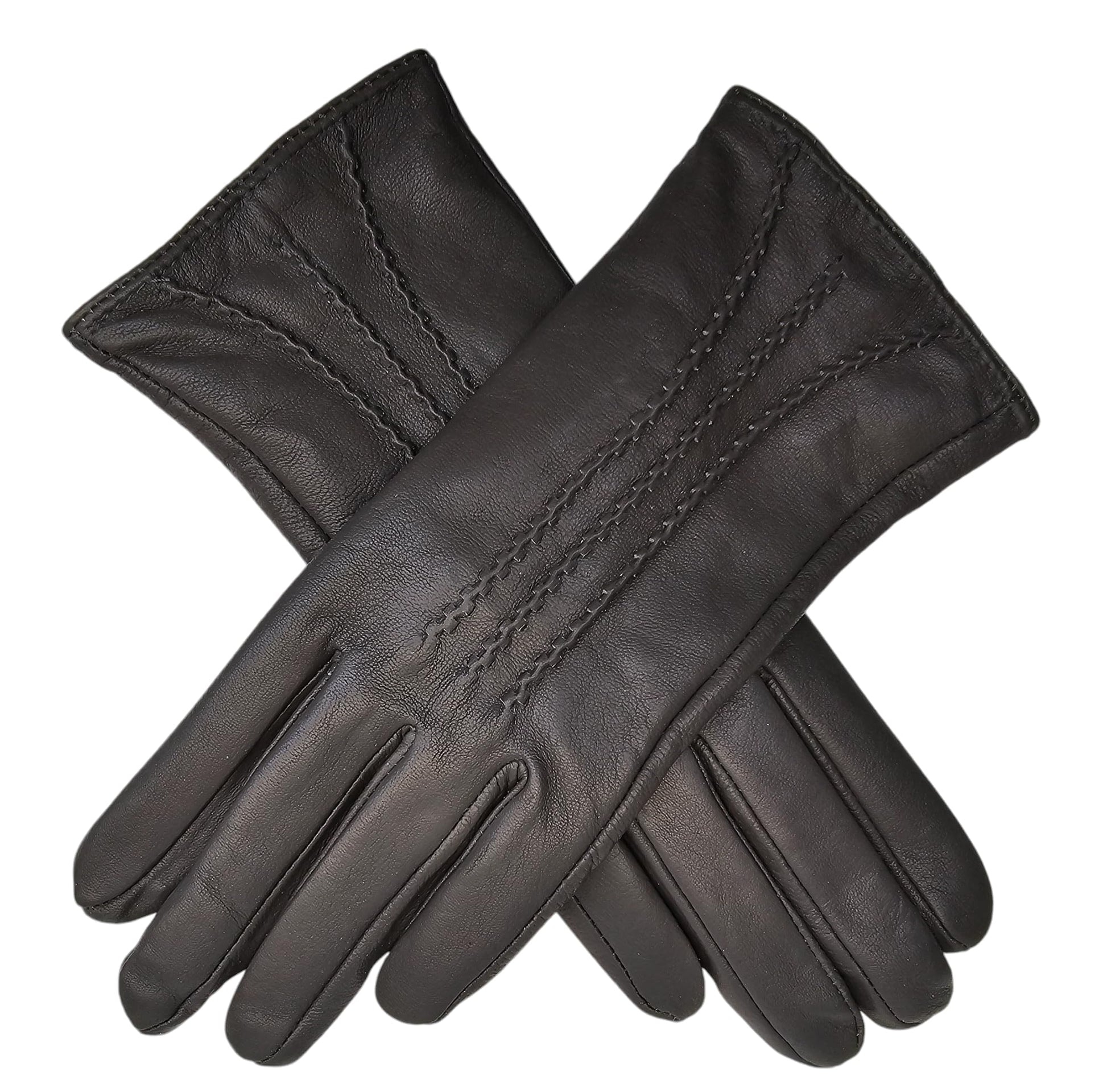 Womens New Genuine Soft Leather Fully Lined Winter Gloves