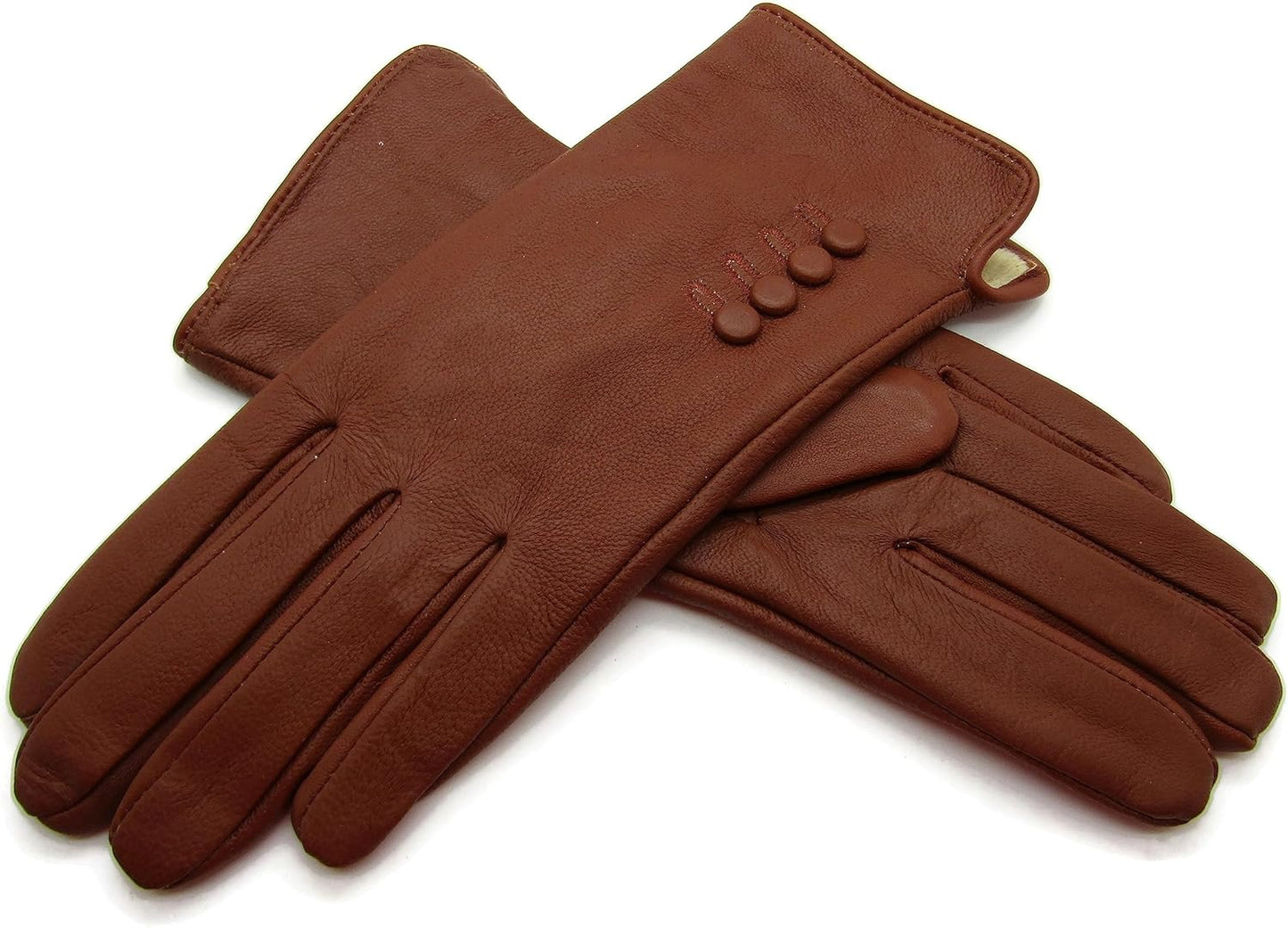 Womens Genuine Soft Leather Gloves Fully Lined Gift Boxed