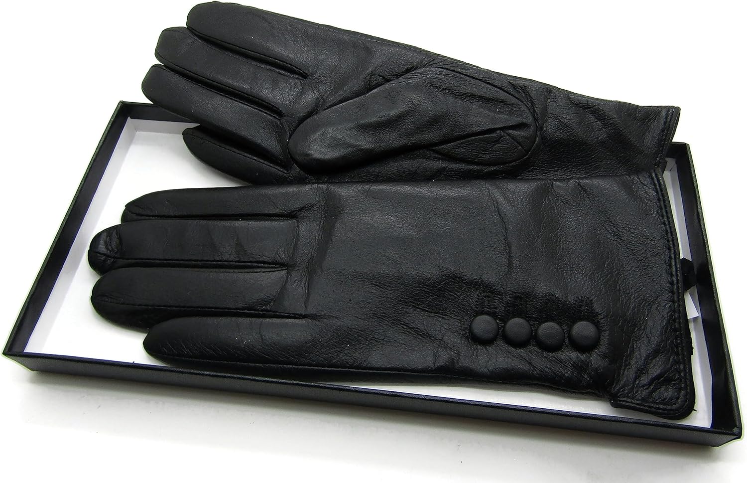 TheGloveHut Womens New Genuine Leather Cashmere Lined Winter Gloves Gift Boxed