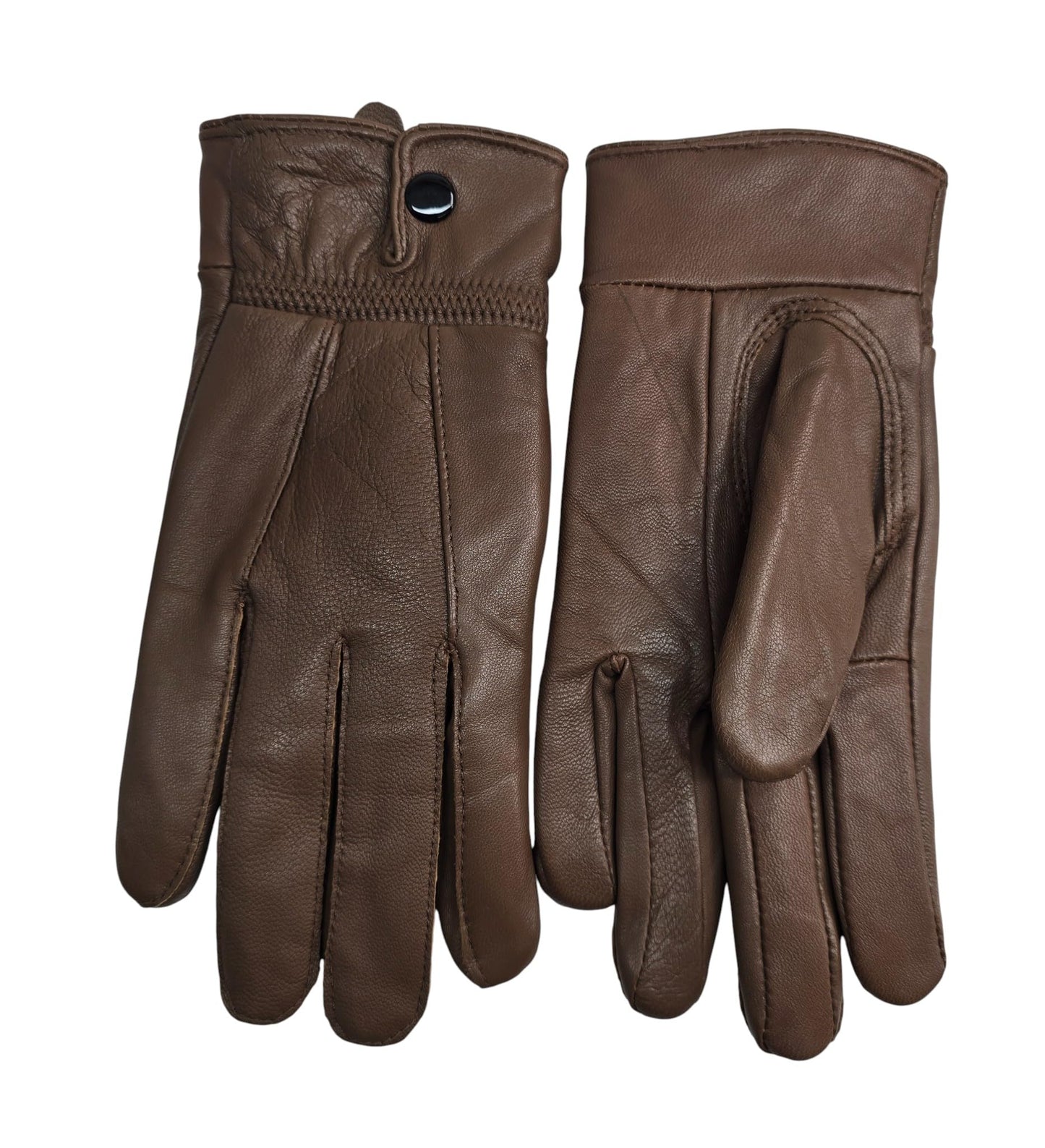 Womens Genuine Leather Gloves Fully Fleece Lined Winter Warm