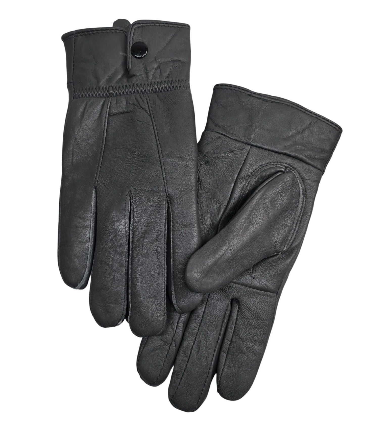 Womens Genuine Leather Gloves Fully Fleece Lined Winter Warm