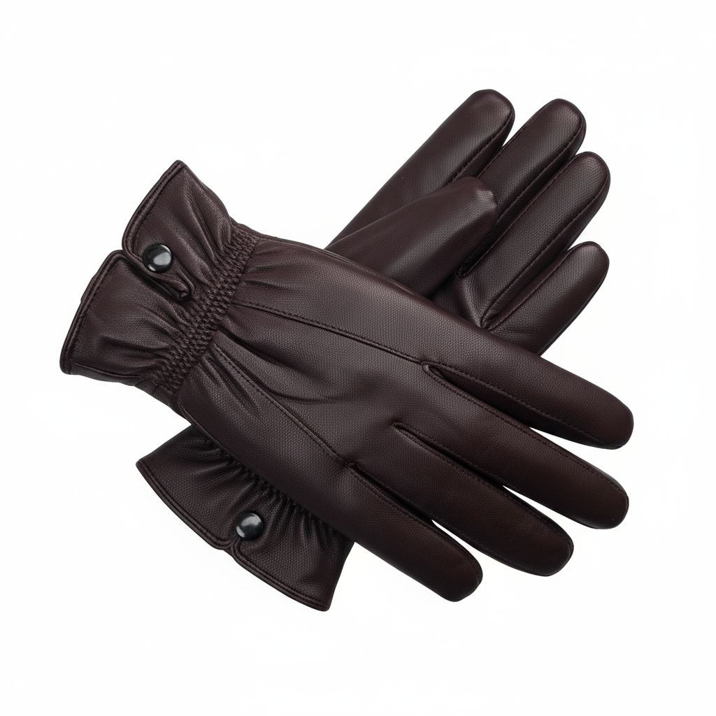 Ladies Super Soft Genuine Leather Fully Fleece Lined Gloves Winter Driving Warm