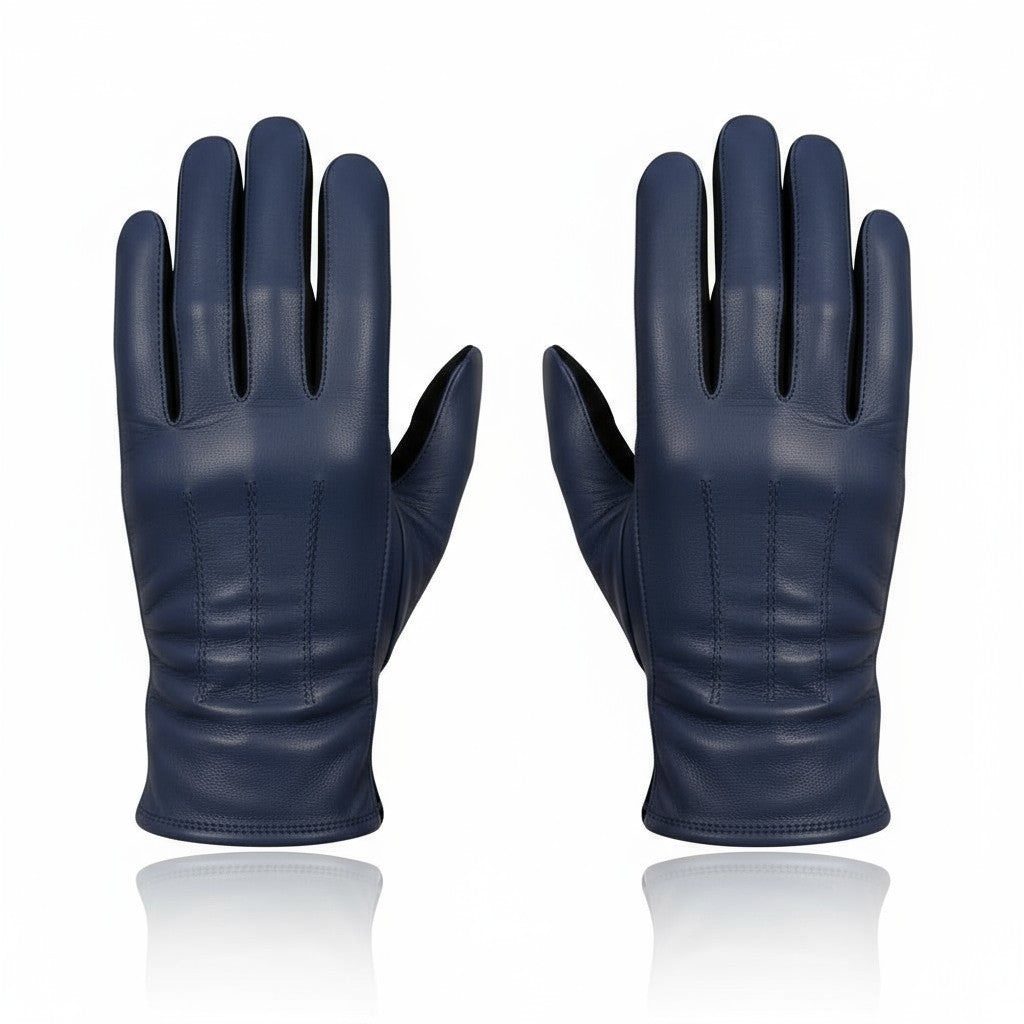 New Womens Premium High Quality Genuine Soft Leather Gloves Fleece Lined Driving