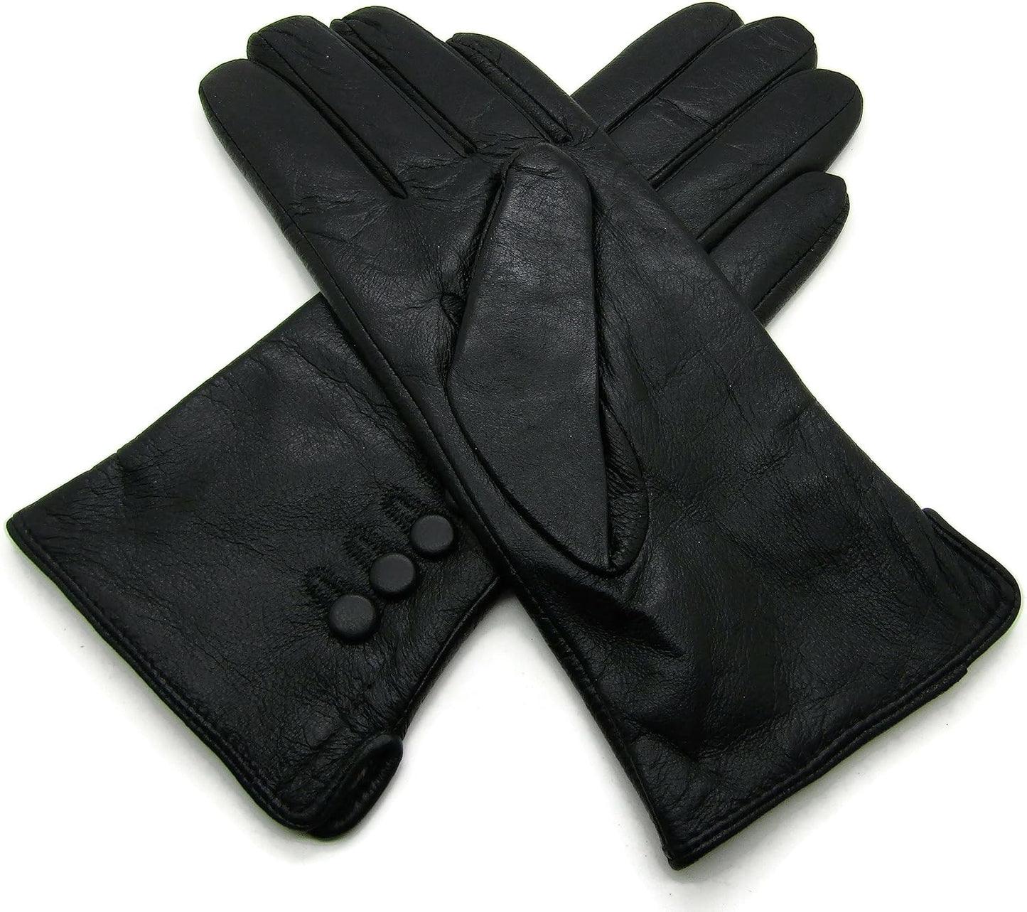 TheGloveHut Womens New Genuine Leather Cashmere Lined Winter Gloves Gift Boxed