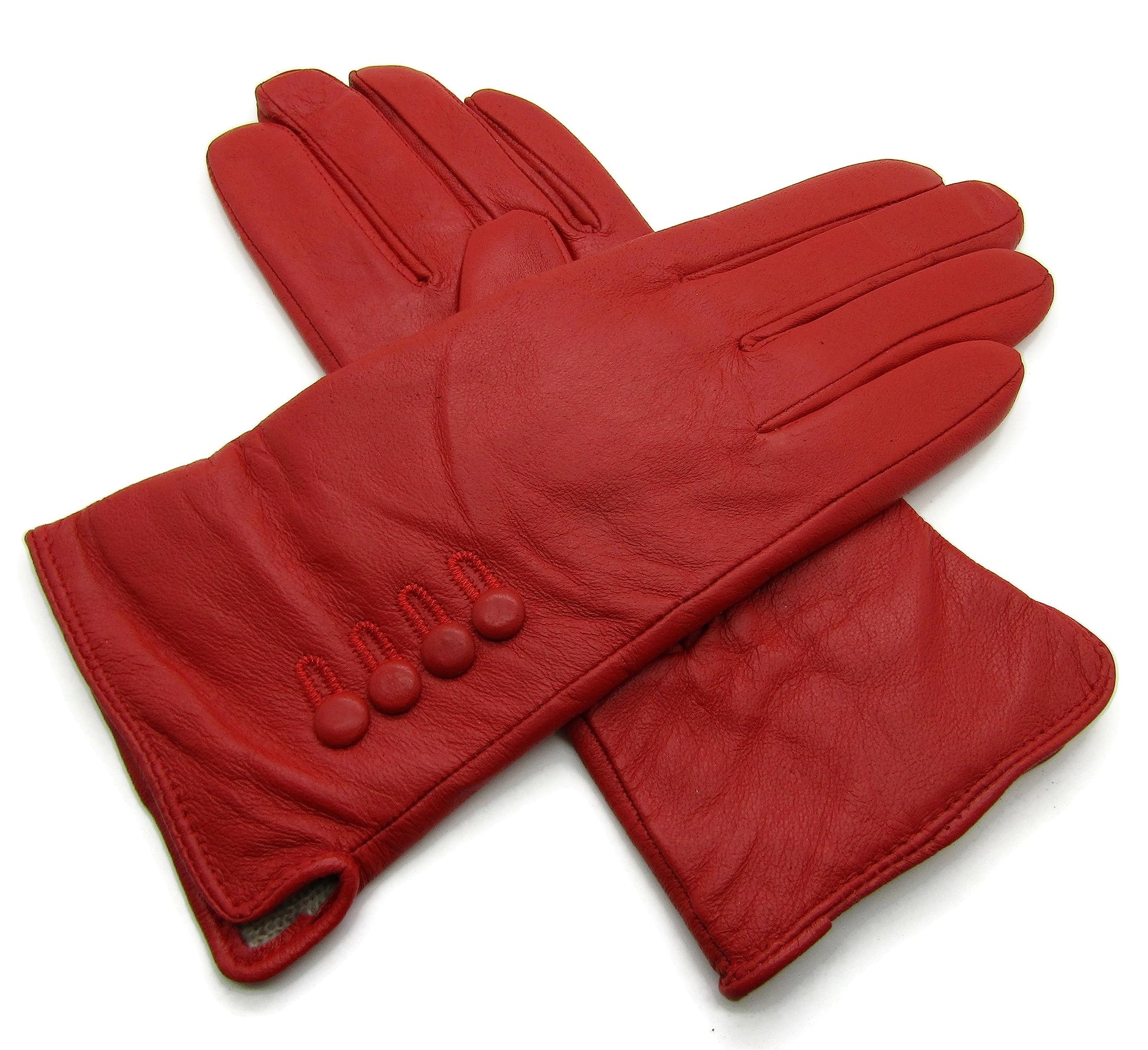 TheGloveHut Womens New Genuine Leather Cashmere Lined Winter Gloves Gift Boxed