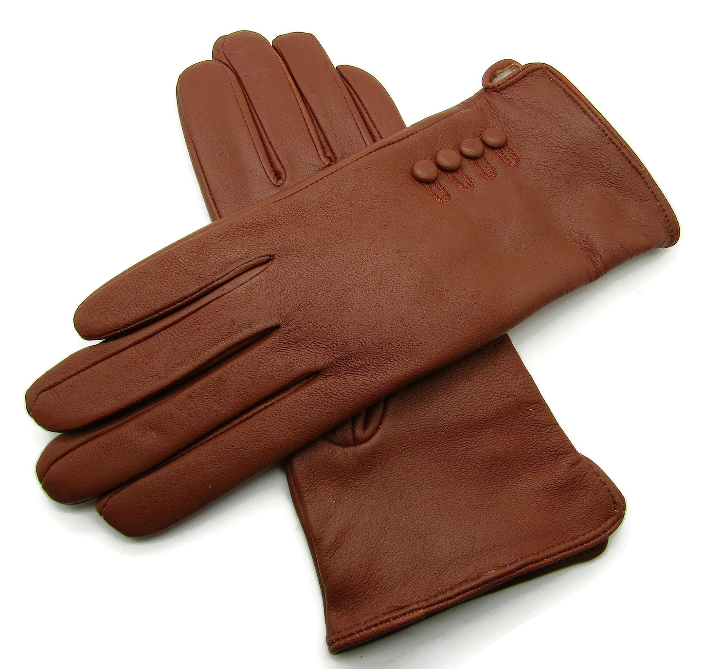 TheGloveHut Womens New Genuine Leather Cashmere Lined Winter Gloves Gift Boxed