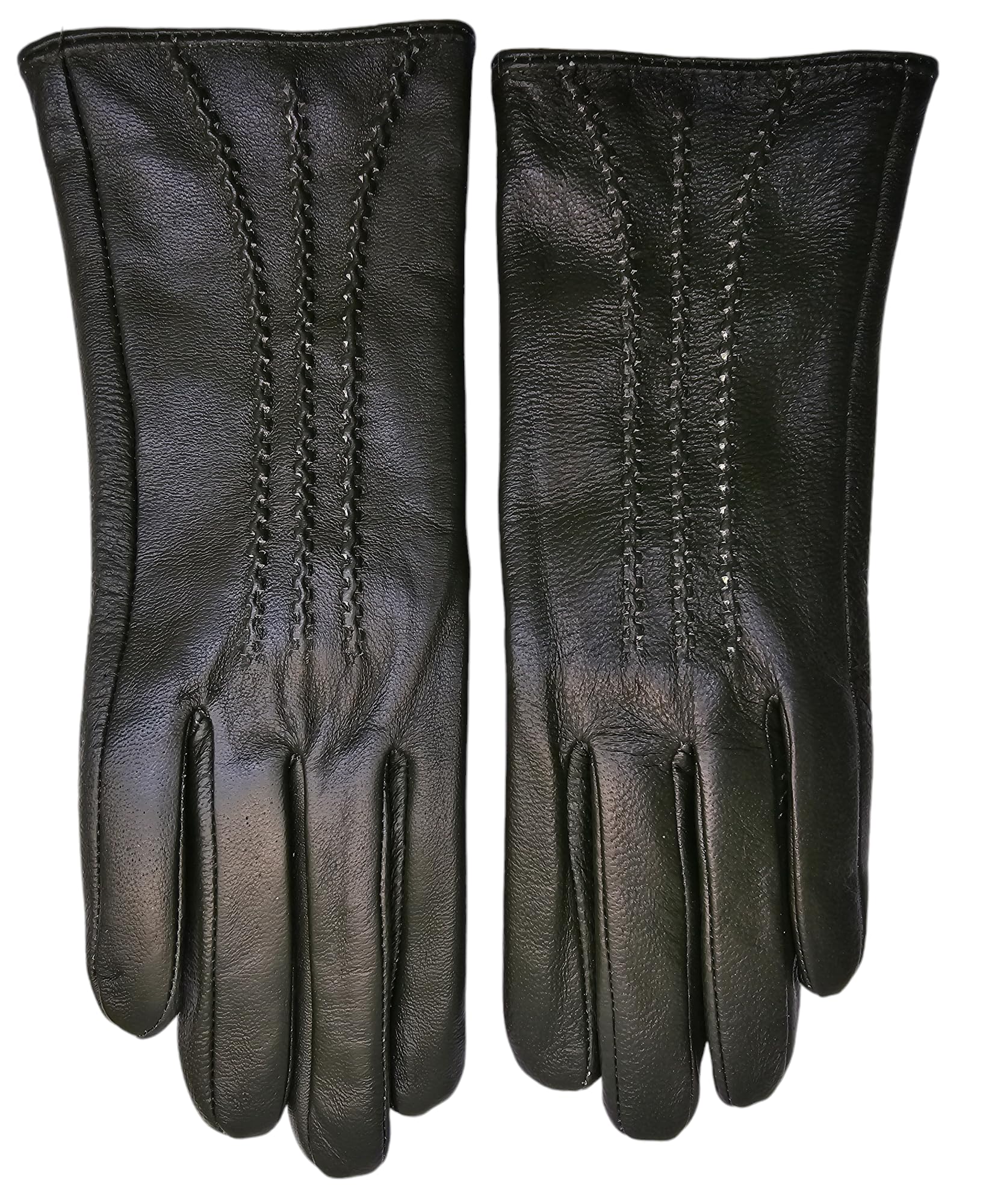 TheGloveHut Womens New Genuine Soft Leather Fully Lined Winter Gloves Gift Boxed