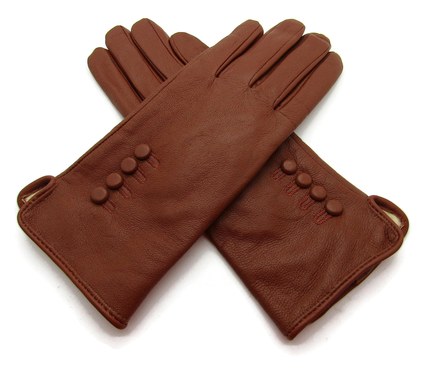 Womens Genuine Soft Leather Gloves Fully Lined Gift Boxed