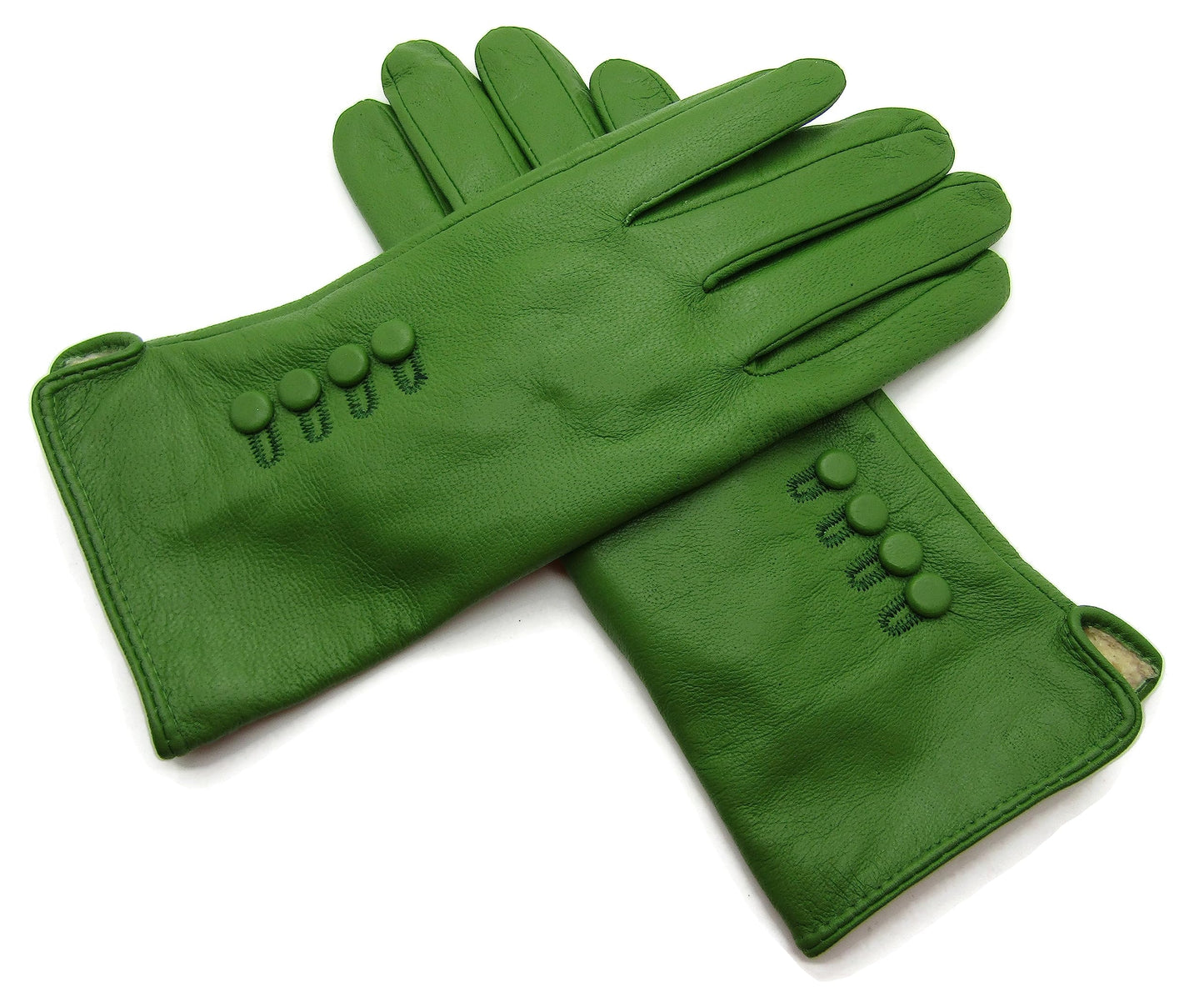 Womens Genuine Soft Leather Gloves Fully Lined