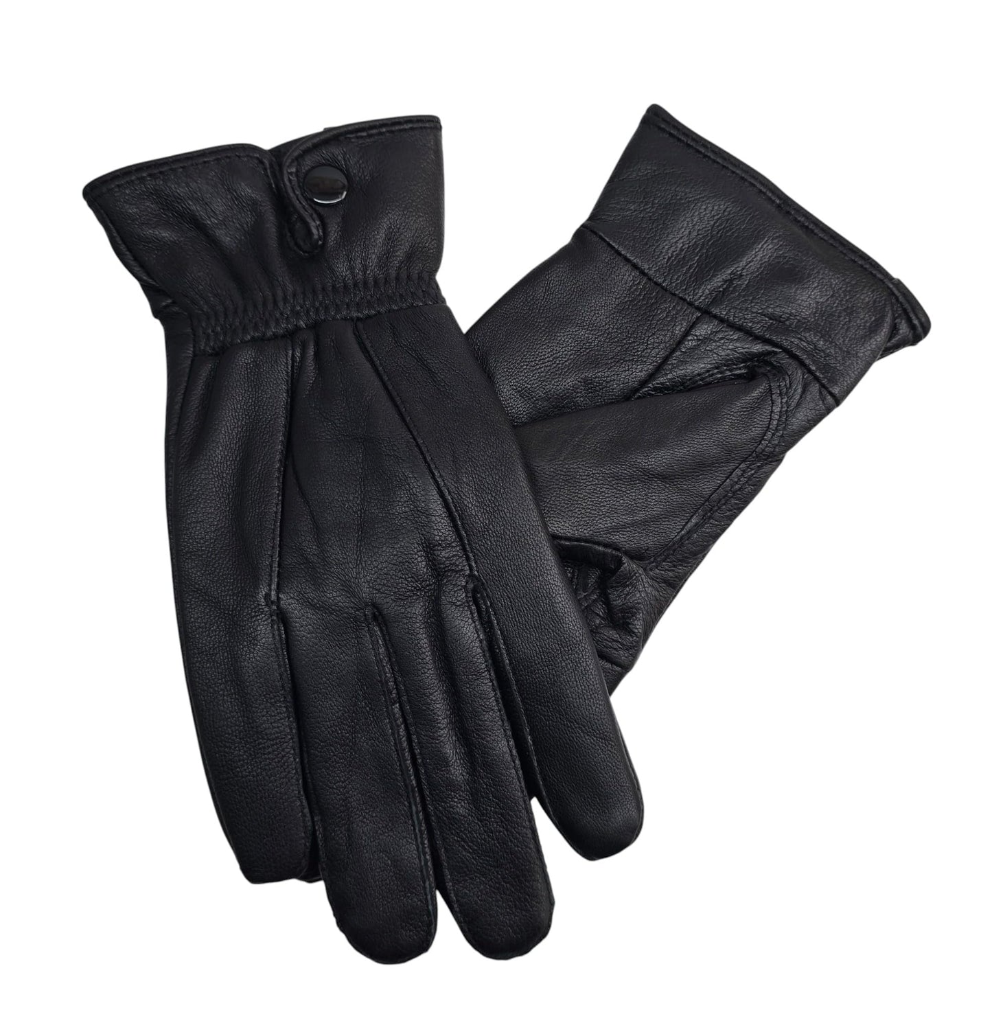 Womens Genuine Leather Gloves Fully Fleece Lined Winter Warm