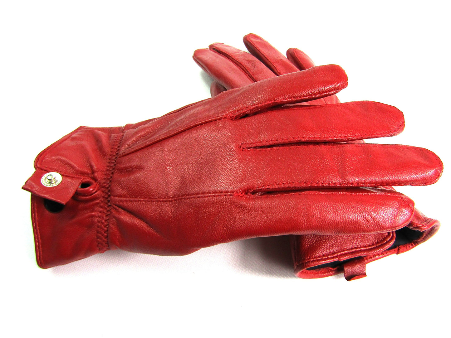 Womens Genuine Leather Gloves Fully Fleece Lined Winter Warm