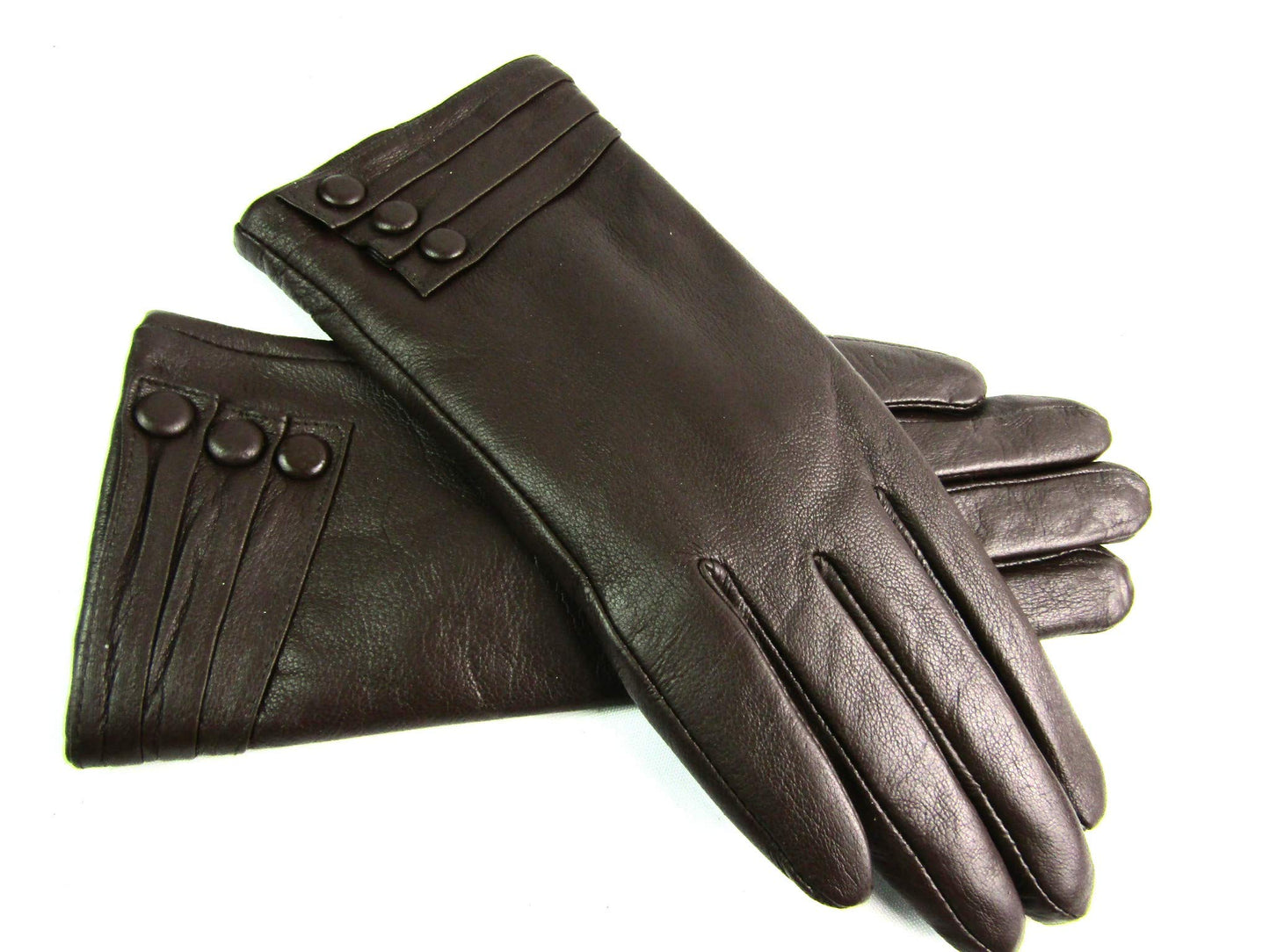 Womens Premium Genuine Leather Winter Gloves