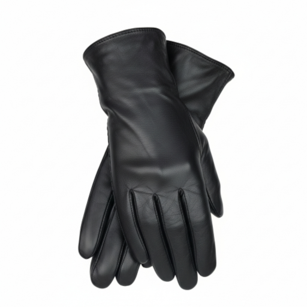 New Womens Super Soft Premium Real Leather Classic Gloves Fully Lined One Piece