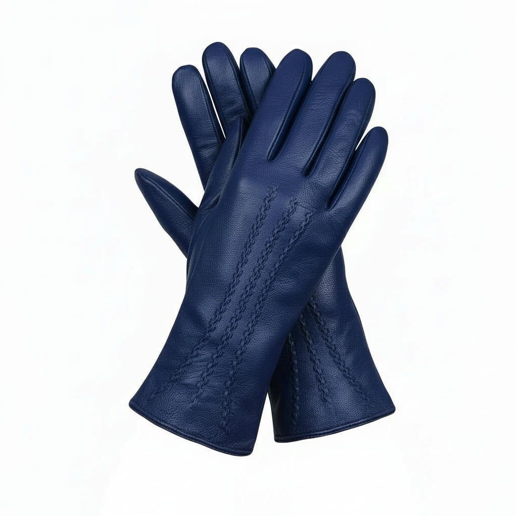 Womens Premium Quality Real Soft Leather Gloves Lined Winter Warm Gift Boxed