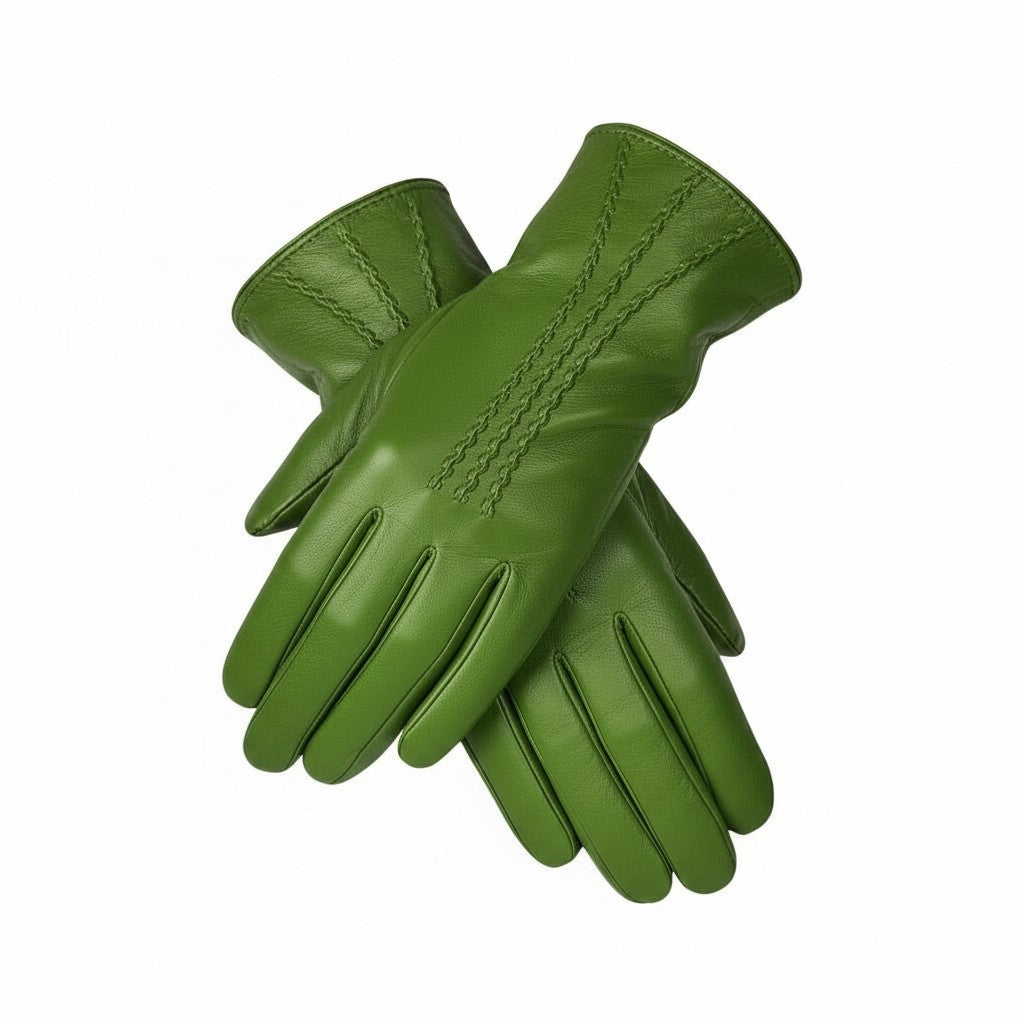 Womens Premium Quality Real Soft Leather Gloves Lined Winter Warm Gift Boxed