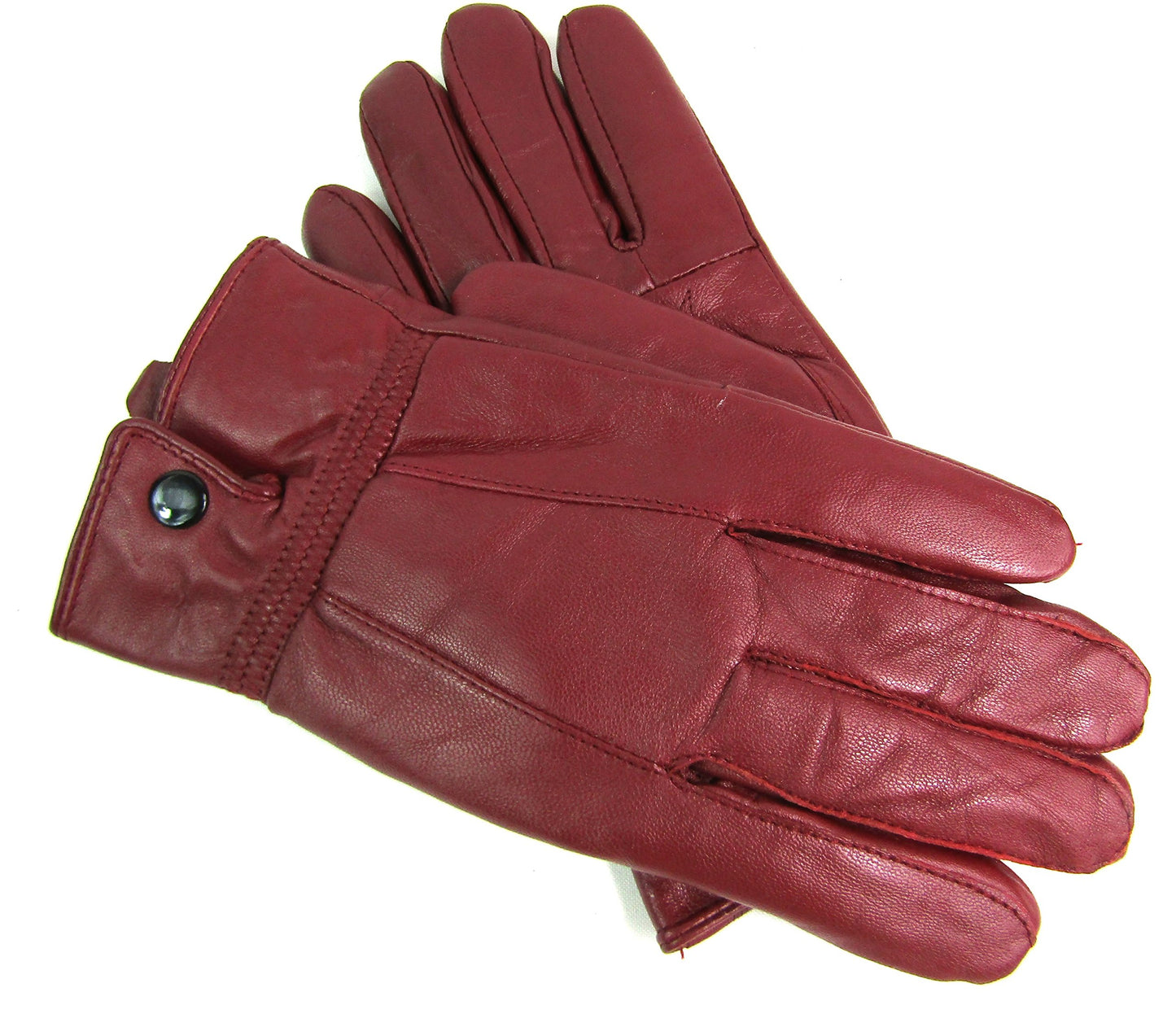 Womens Genuine Leather Gloves Fully Fleece Lined Winter Warm