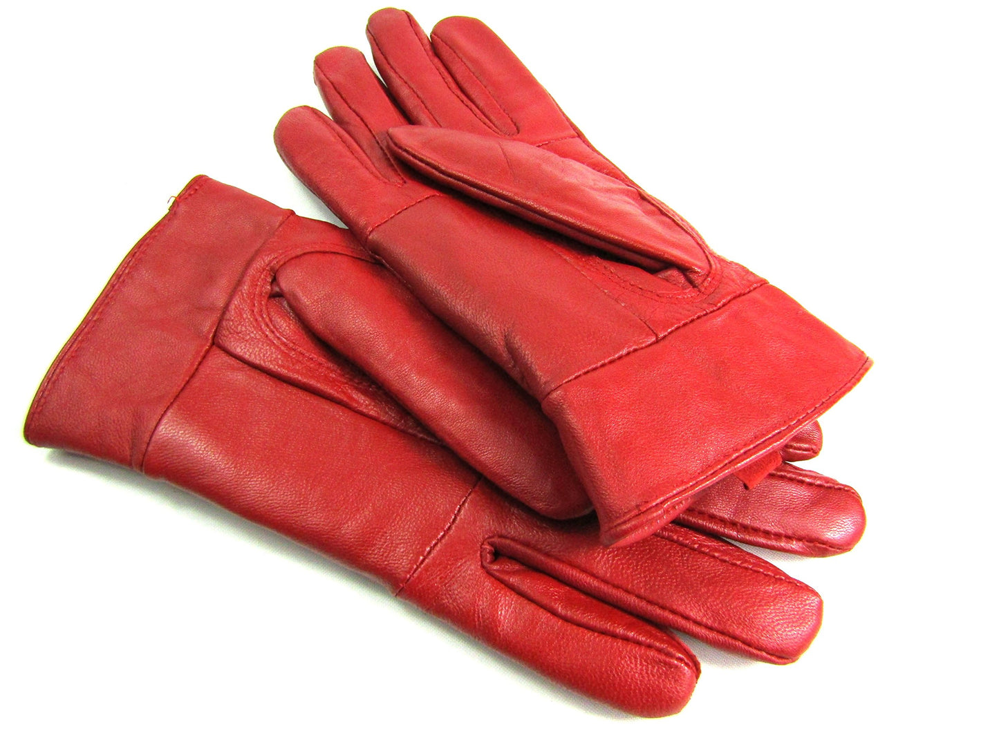 Womens Genuine Leather Gloves Fully Fleece Lined Winter Warm