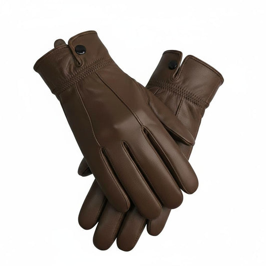 Womens Genuine Leather Gloves Fully Fleece Lined Winter Warm