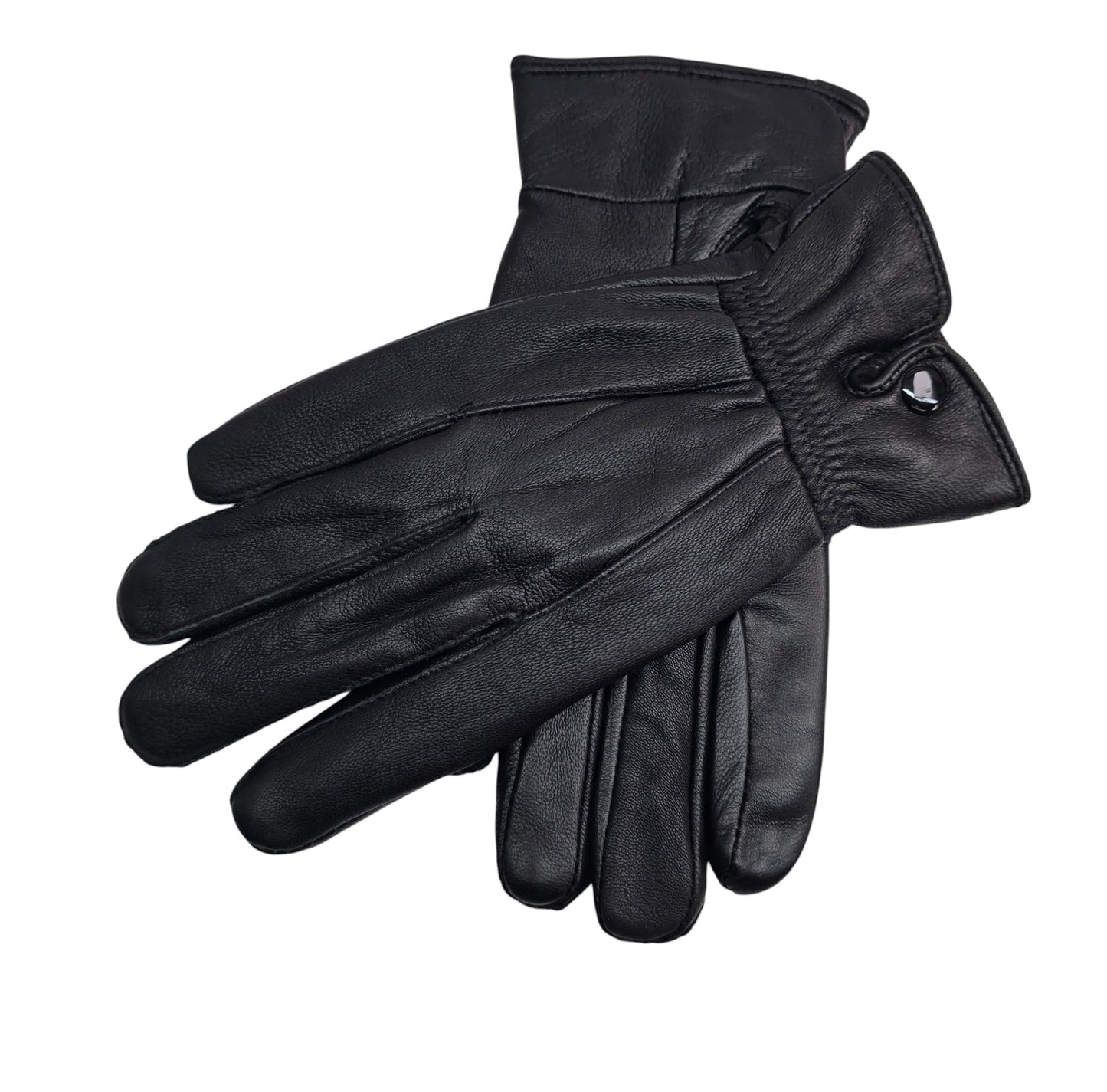 Womens Genuine Leather Gloves Fully Fleece Lined Winter Warm