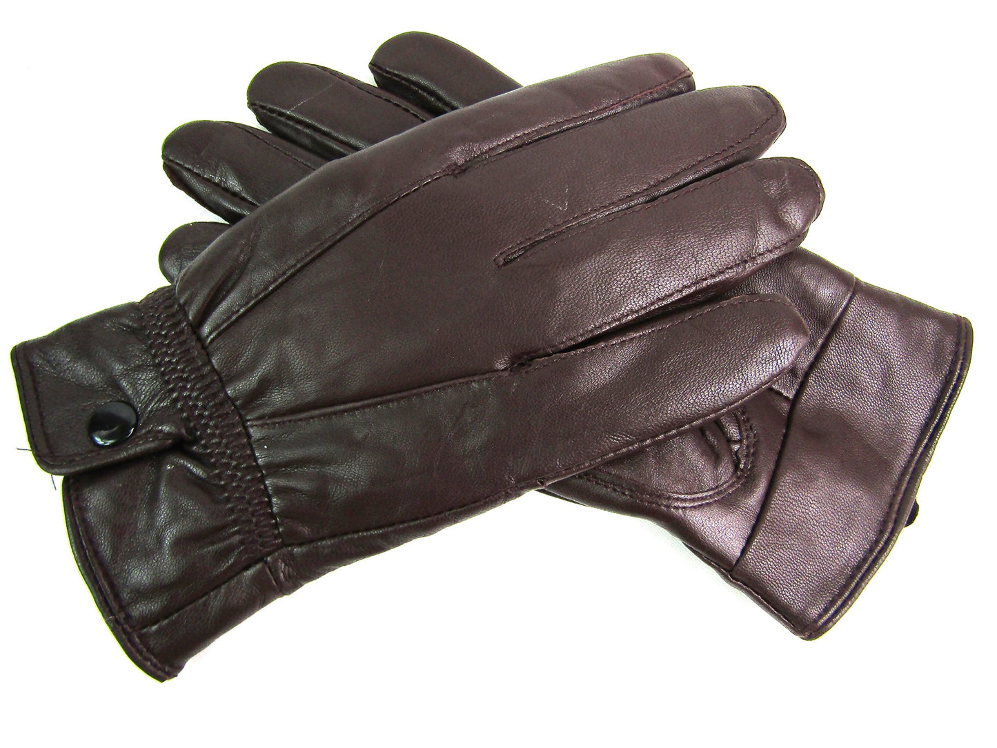 Womens Genuine Leather Gloves Fully Fleece Lined Winter Warm