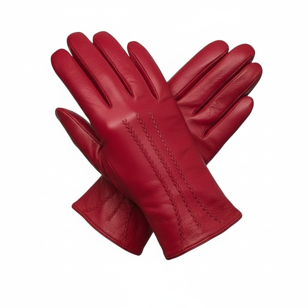 Womens Premium Quality Real Soft Leather Gloves Lined Winter Warm Gift Boxed