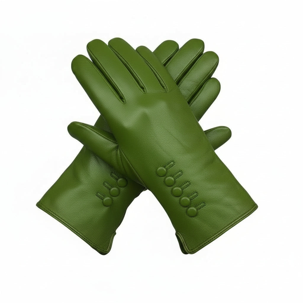 Womens Premium Quality Genuine Soft Leather Gloves Fully Lined Warm Winter Warm