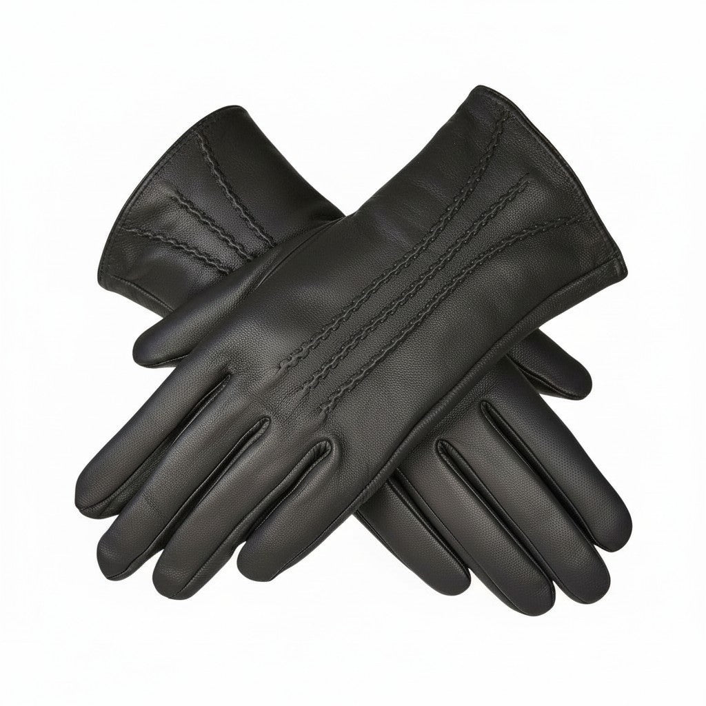 Womens Premium Quality Real Soft Leather Gloves Lined Winter Warm Gift Boxed