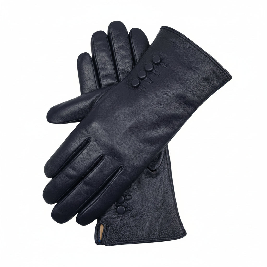 Womens Premium Quality Genuine Soft Leather Gloves Fully Lined Warm Winter Warm