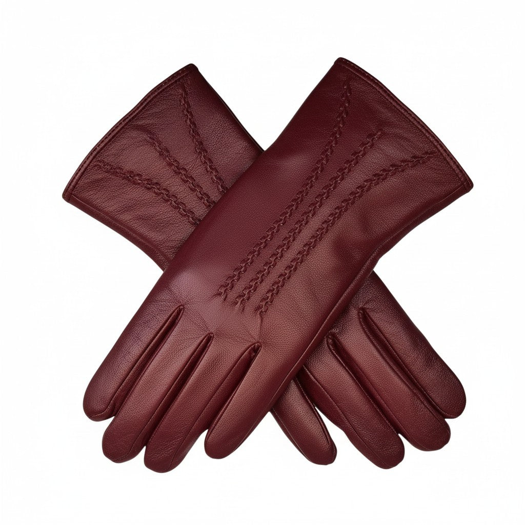 Womens Premium Quality Real Soft Leather Gloves Lined Winter Warm Gift Boxed